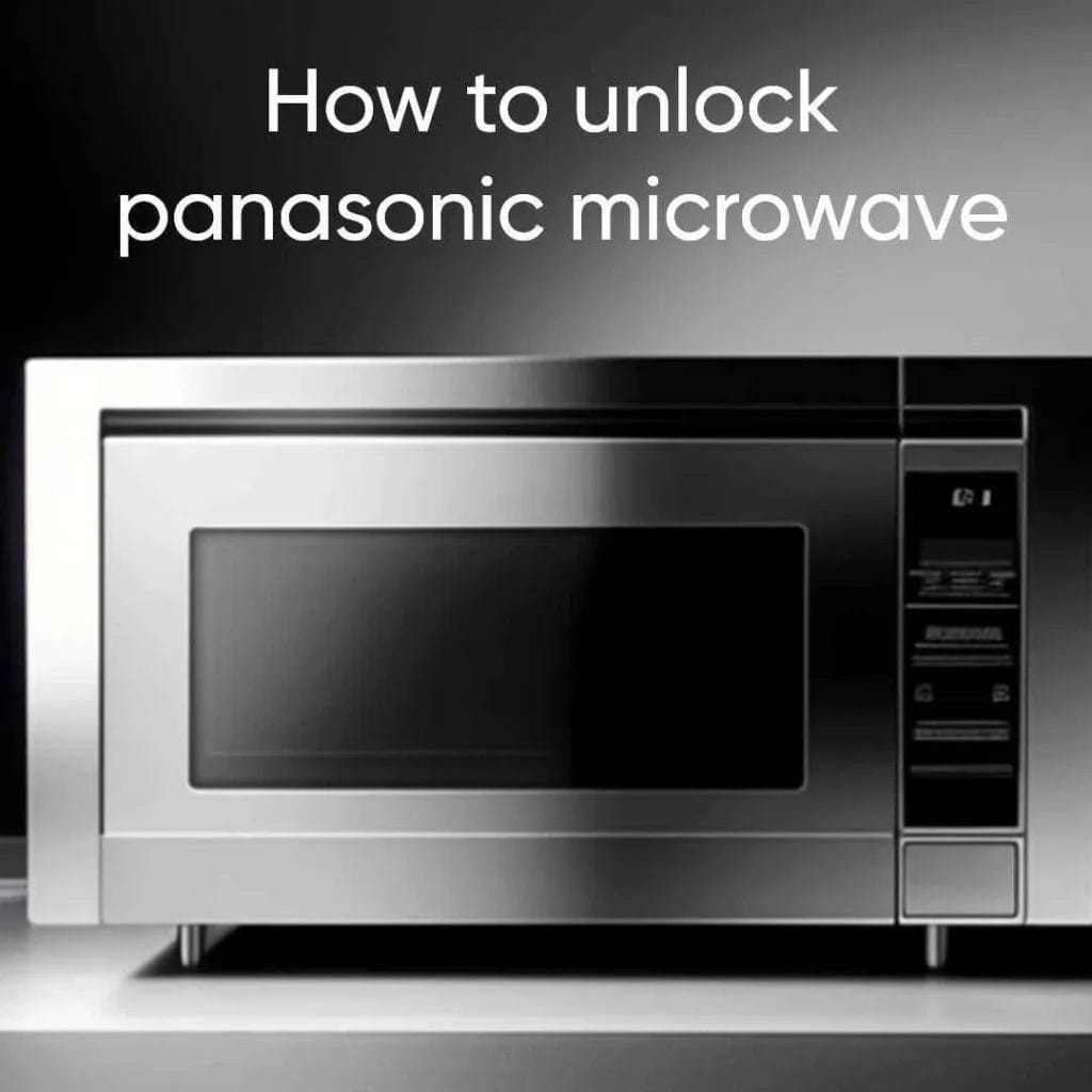 how to unlock panasonic microwave